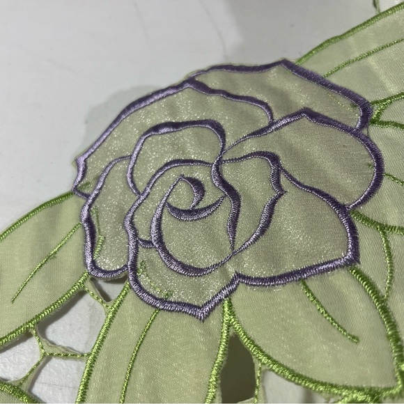 Springtime Embroidered Table-Top Runner - Picture 8 of 13